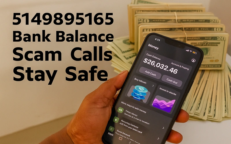 5149895165: Bank Balance Scam Calls Stay Safe From Fake Agents