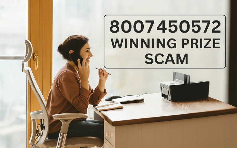 8007450572 Winning Prize Scam: How to Identify Fake Calls