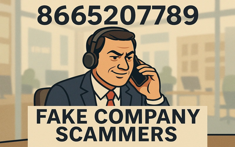 8665207789: Protect Yourself From Fake Company Scammers